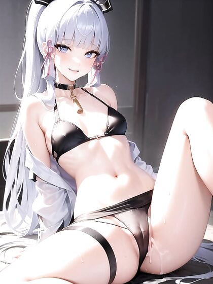 Kamisato Ayaka's Mini Version Gets Action and Panty Cums in Hentai AIPorn