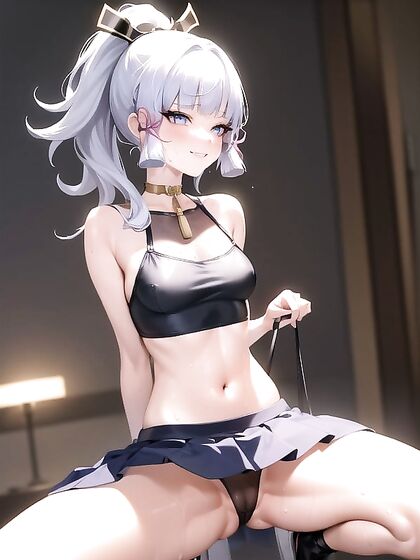Cum Dripping Between Spread Legs Under Soft Bokeh Lights HentaiPorn