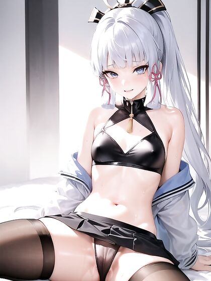 Black Panties and Cum Shots in a Sexy Small Hentai Scene