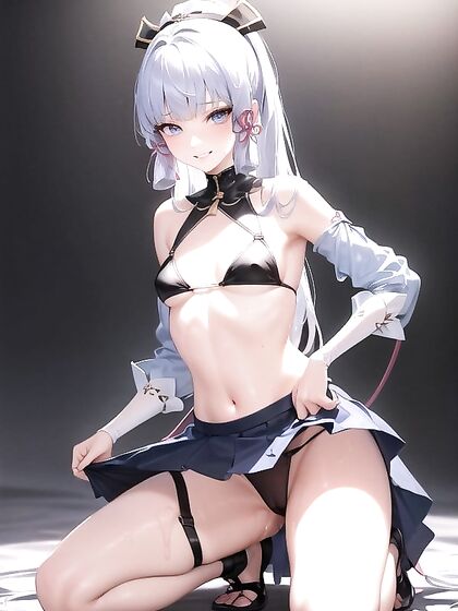 Cumming on Thighs in a Mini Skirt with Soft Bokeh Lighting Hentai'action