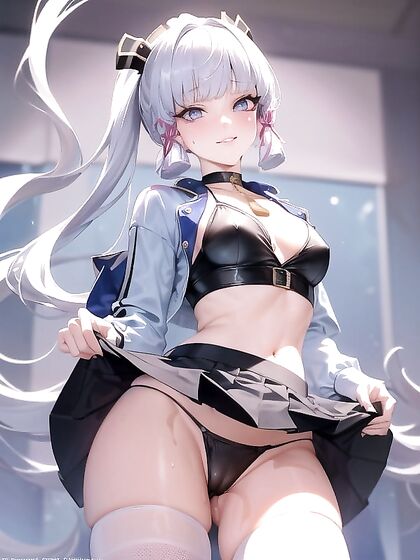 Mini Skirt Secrets: Lifting the Hem Under Soft Bokeh Lights Hentai Pleasure