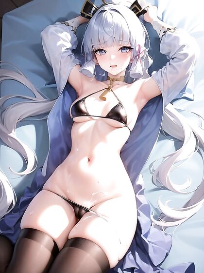 Mini Skirt and White Thong Seduction in Steamy Mascara Hentai Action