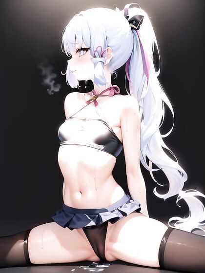 GothGirl 18+ Seduces with Vibrant Pastel Colors in Mesmerizing Gothic Makeup Hentai Scene