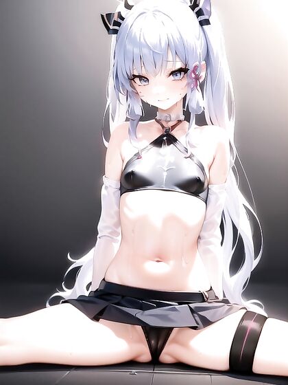 Thick LongEyelashes and CumDrippedPanties in Softly Lit Hentai Action