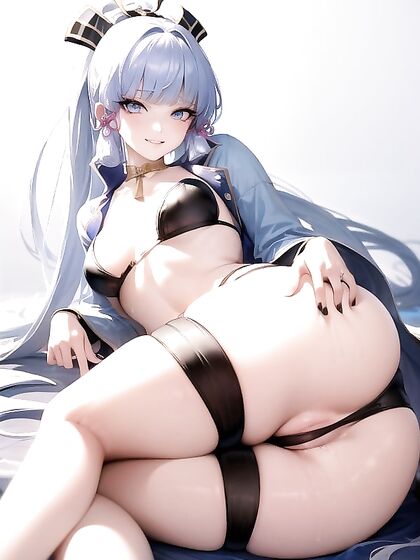 Goth Girl 18+ Spreads Her Legs with Soft Shimmering Makeup in Seductive Hentai Scene