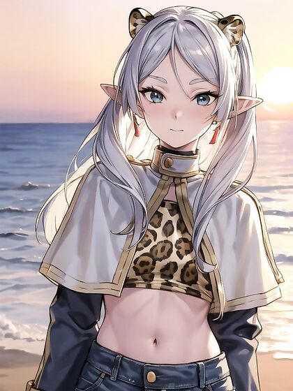Leopard Print Crop Top Tempts in Steamy Hentai Action