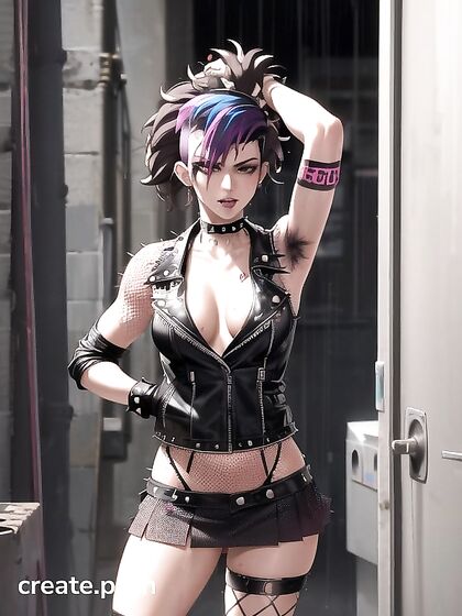 Fingerless Gloves and Nose Ring Enhance hentai Pleasure with AI Sex Scenes