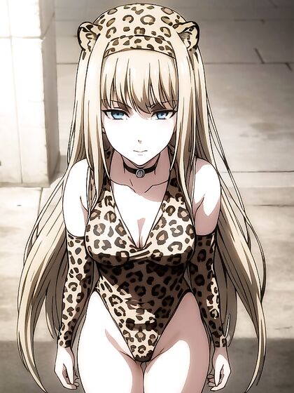 Sensual Leopard Print Leotard Action in Steamy Hentai Scenes