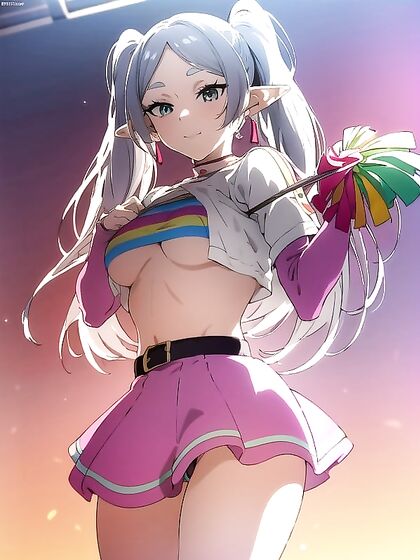 Cheerleaders in Rainbow-Outfits Perform Steamy Hentai Scenes