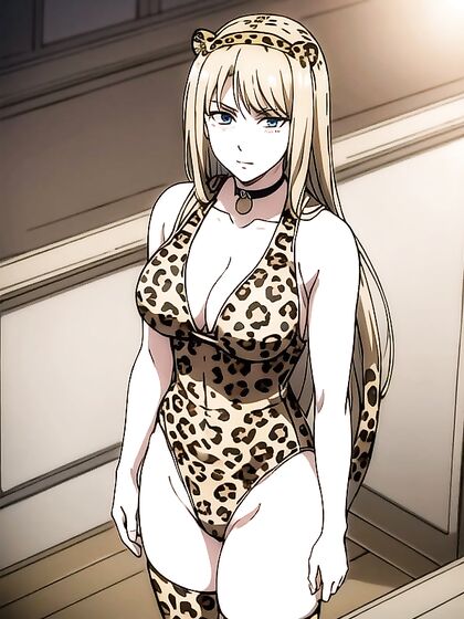 Seductive Leopard Print Leotard Action in Wild Hentai Scenes