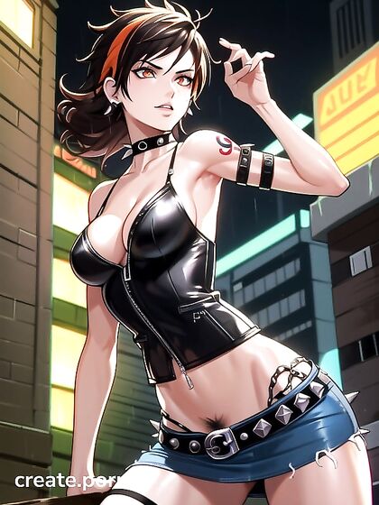 Nighttime Dumpster Adventures in the City with Horny Hentai Characters