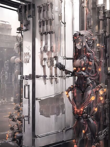Intricate Machines and Metal Arms: A Symmetrical Hentai Fantasy
