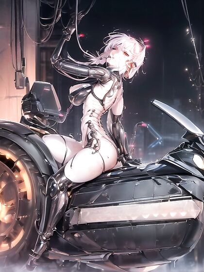 Highly Detailed Metal Body With Motor Inside Narrow Machine Chest HentaiPorn