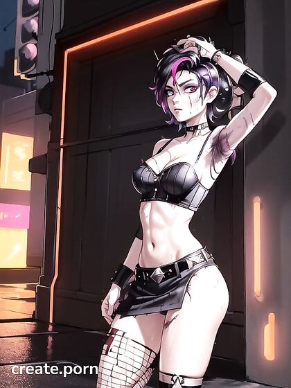 Retro Chick in Black Outfit Seduces You in Steamy Hentai Action