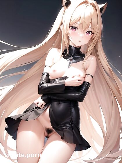 Tiny 18+-Assed, Super-Hairy Teen 18+ Seductress in Anime-Style hentai Action