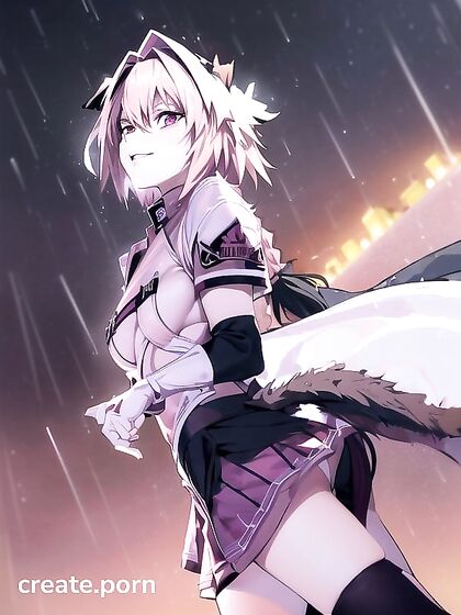 Astolfo from Fate/Grand Order Seduces with Snowy Long Pigtail hentai Pleasure