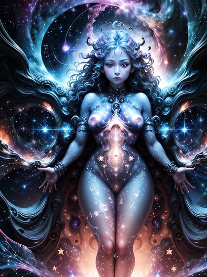 Cosmic Beauty Captured: Celestial Deity in Professional Photography Hentai Ecstasy