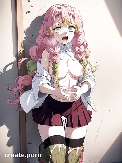 Tearful Ecstasy: Tan-Skinned Beauty Shouts Her Way Through Intense Hentai Pleasure