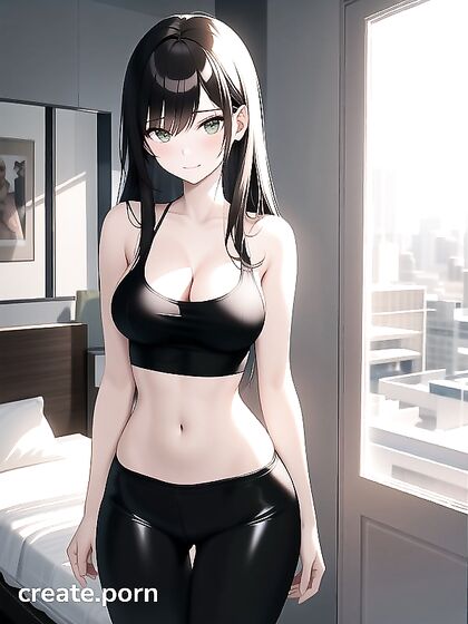 Peep Through the Crack: Secretly Watching Her Undress in Hentai POV
