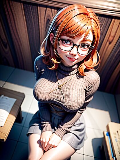 Freckled Beauty with Giant Breasts and Large Nipples in Erotic Hentai Action