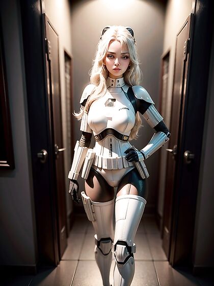 Female Stormtrooper Seduces inSTEAMING Hentai Action