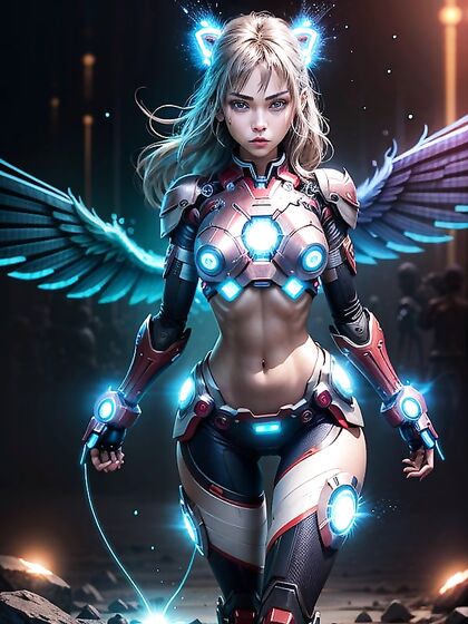 Electric Futuristic X-Wings Thrilling Thigh Action in Active Hentai AIPorn