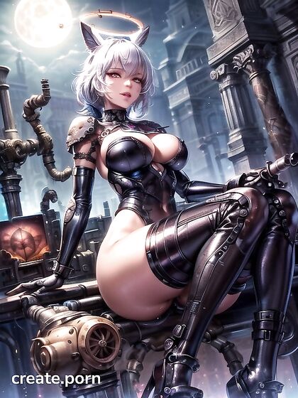 Detailed Beautiful Face and Eyes in Low-Quality Backlit HentaiPorn
