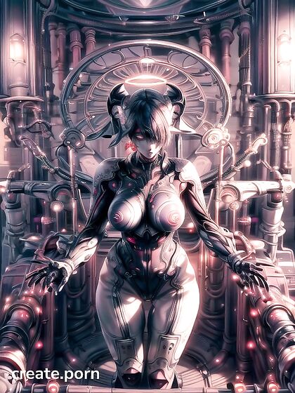 Detailed Beautiful Eyes and Textile Shading Enhance Intense Tubes Hentai Action