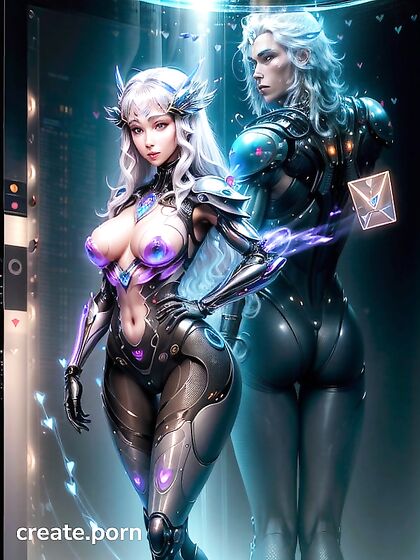 Glowing Eyes of Desire: Her Bed Full of Sex Toys in Steamy Hentai Action