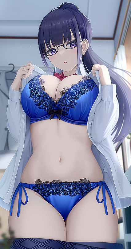 Holy shitlings! Blue Lace Panties Gettin’ It On Hardcore XXX Style!