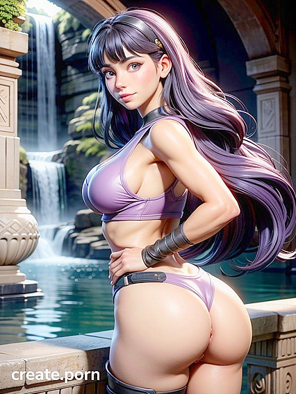 Blue-Eyed Beauty with Perfect Anatomy Enjoying Intense Hentai Anal Pleasure
