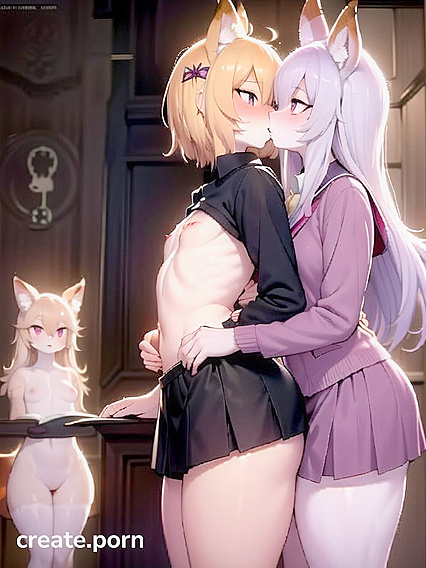 Fox Furry Reveals His Sexy Balls and Dick in Hot Hentai Action