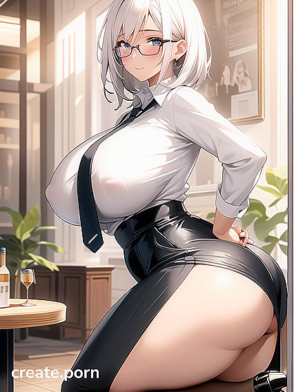 Dark-Skinned Babe with Wide Hips Enjoys Short-Length Hentai Pleasure