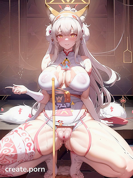 Futanari Anatomy with Expressive Eyes and Magical Clothed Renderings in HentaiPorn