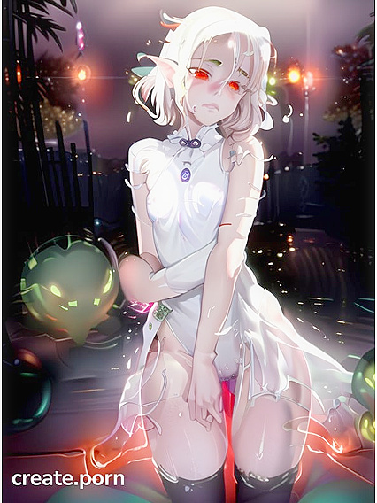 Eldritch Horror Unleashed in White Dress Hentai Sensations