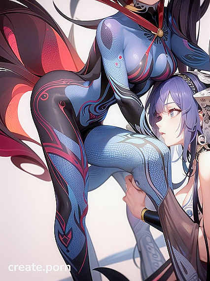 Complex Groin Tattoo Artistry Unleashed in Intense Hentai Scenes