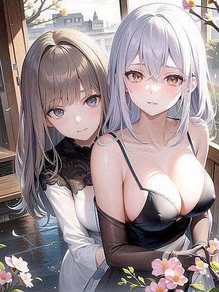 Frosty Forest with Twisted Trees and Distant Crow Calls: A Haunting Hentai Experience