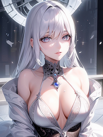 Intricate Eye Details: Subtle Veins, Shiny Moisten Eyes in Seductive Hentai Scenes
