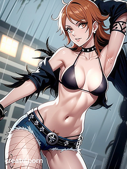 Armpit Hair and Fishnets: Dark Fantasy in Black Clothes Hentai Pleasure
