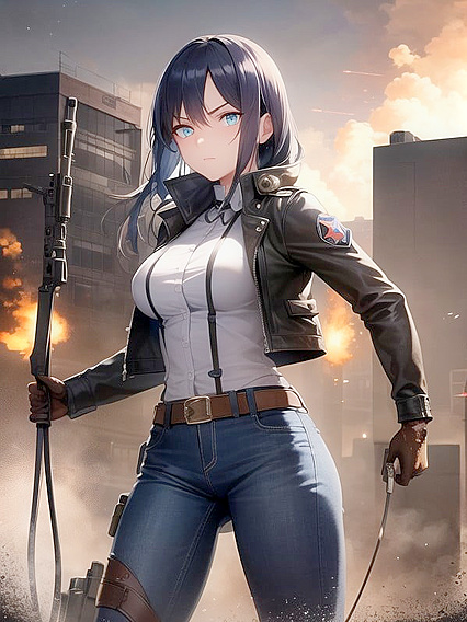 Resistance FighterGirl 18+'s Tattered Skirt in Dark Hentai Desire