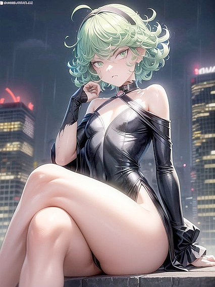 Skinny Goth Chick Gets Wild in Seductive Hentai Action