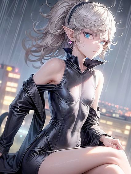 Skinny Goth Babe Gets Wild in Erotic Hentai Action