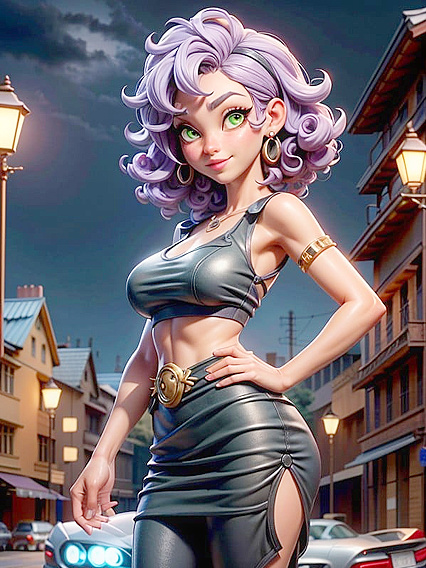 Dark-Haired Beauty in Mind-Blowing Hentai Action