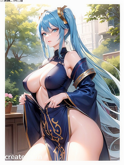 Sona from League of Legends Seduces in Sultry Hentai Action