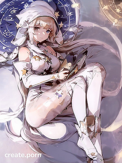 Long-Haired Beauty Enjoys IntenseSolo hentai Pleasure Against Simple Backdrop