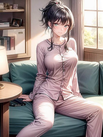 Muscular Man with Pale Skin and Ponytail Dominates in Steamy Hentai Action
