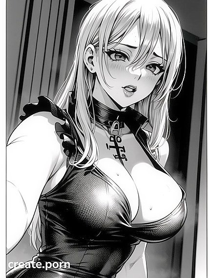 Black & White Manga(Selfie): Grabbing Boobs for Intense Hentai Pleasure