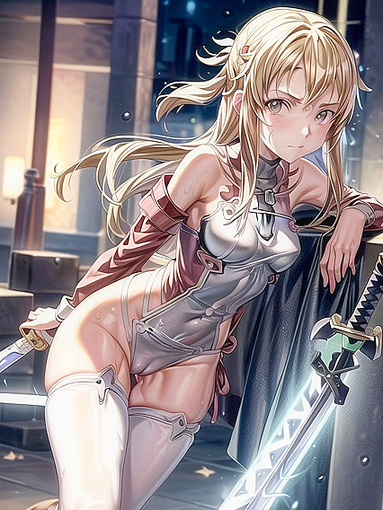 Asuna Leans Into Intense Sword Art Online Hentai Action