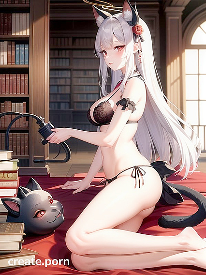 Red-Eyed Demon Seduction: Intense Hentai Pleasure Unleashed