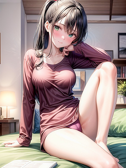 Ultra-Detailed Muscular Men with Black Hair in Intense Hentai Scenes
